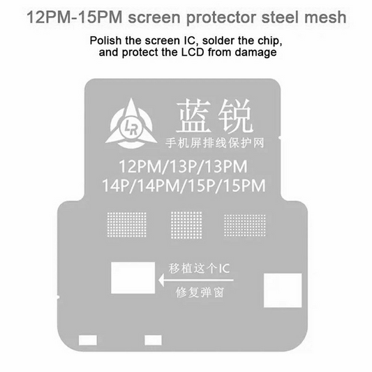 Sita BGA Lanrui pentru Apple iPhone 11 - 15 Series