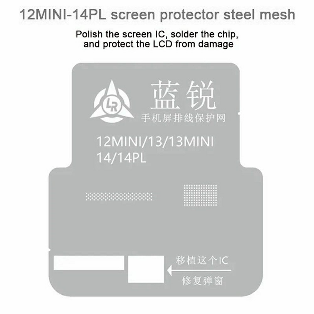 Sita BGA Lanrui pentru Apple iPhone 11 - 15 Series