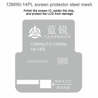 Sita BGA Lanrui pentru Apple iPhone 11 - 15 Series