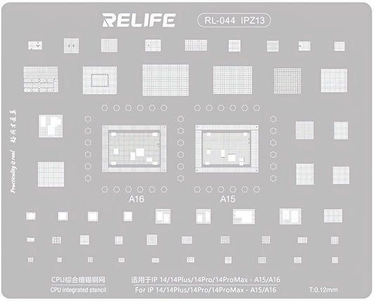 Sita BGA Relife RL-044 IPZ13 pentru Apple iPhone 14 / 14 Plus / 14 Pro / 14 Pro Max, CPU