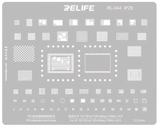Sita BGA Relife RL-044 IPZ8 pentru Apple iPhone 13 / 13 Pro / 13 Pro Max / 13 mini, CPU