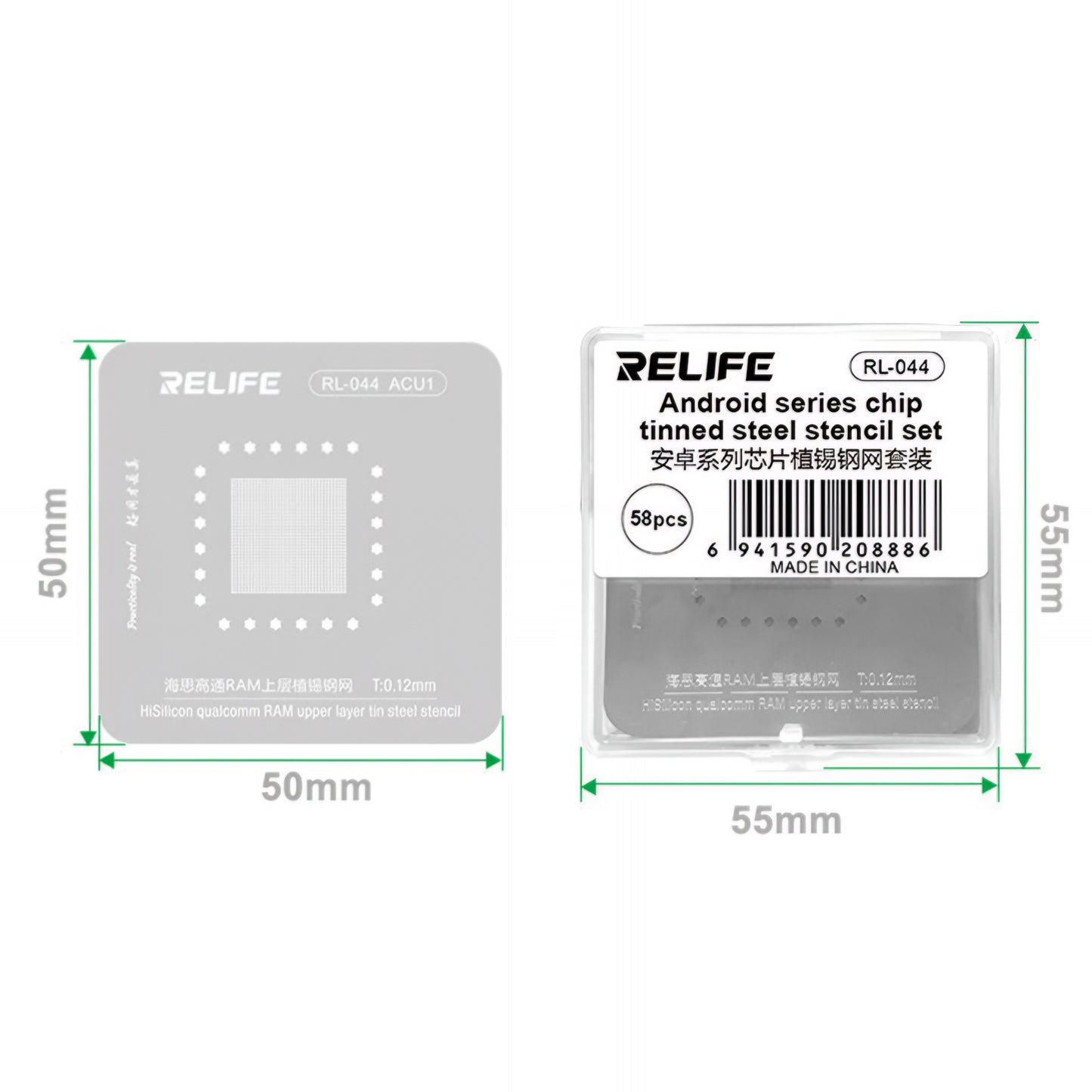 Sita BGA Relife RL-044 pentru CPU Android
