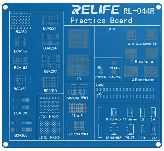 Placa Exersare Lucru BGA Relife RL-044R pentru Apple iPhone Series