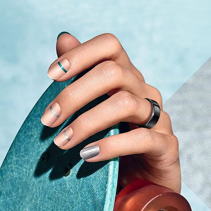 Smart Ring Techsuit R6, Marime 8, Negru