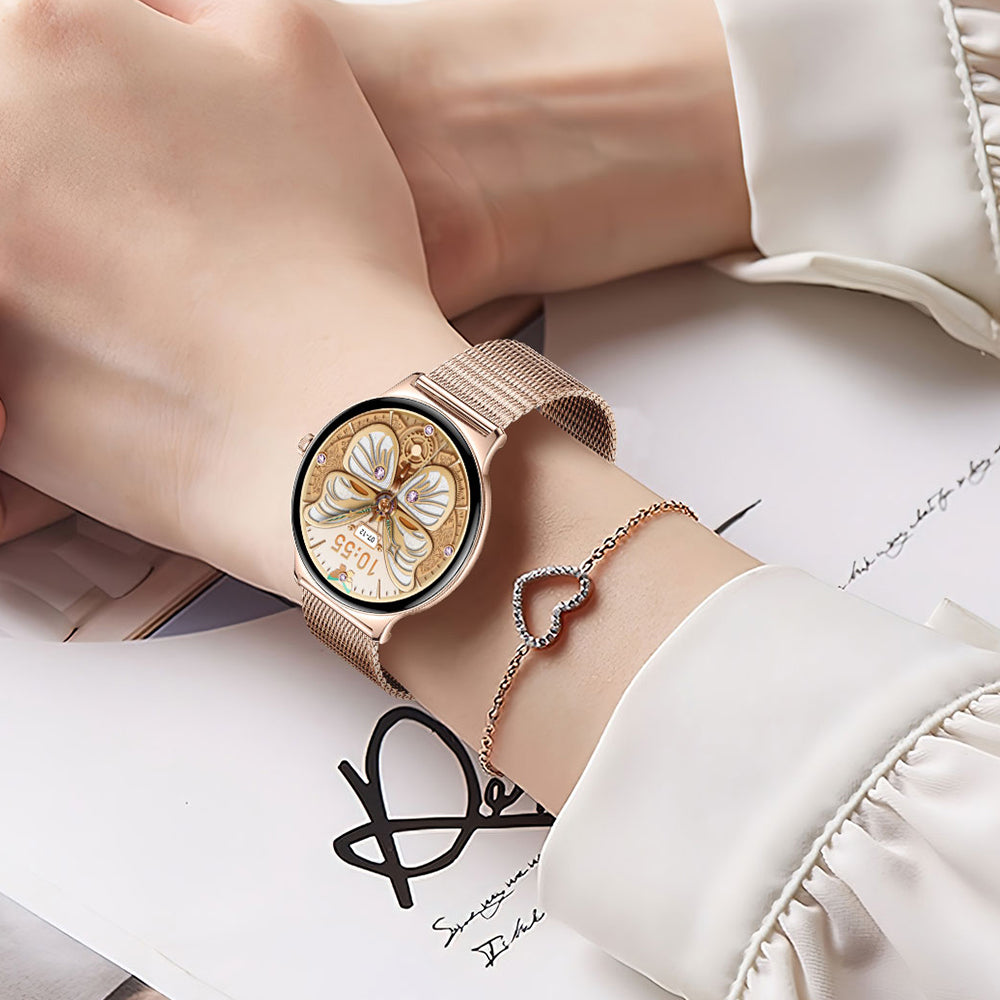 Smartwatch Blavec M01 Vesta Call, Roz Auriu