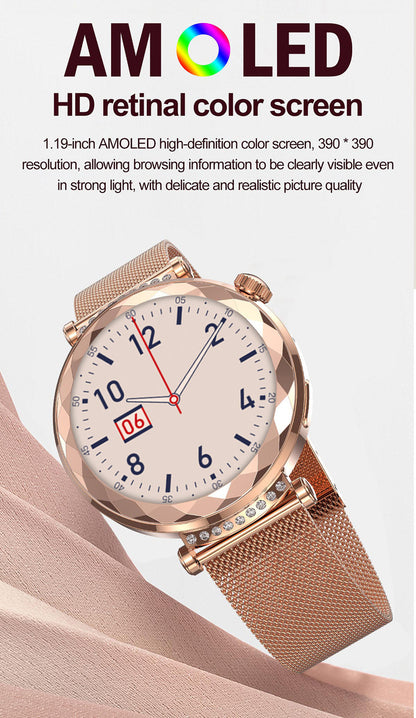 Smartwatch Blavec W19 LIANA, Roz Auriu