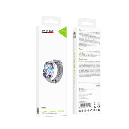 Smartwatch Borofone BD15 Call, Argintiu
