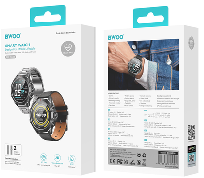 Smartwatch BWOO WA-08, Negru
