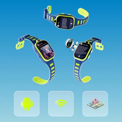 Smartwatch Forever Kids Boost KW-530 Call, Albastru