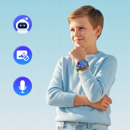 Smartwatch Forever Kids Boost KW-530 Call, Albastru