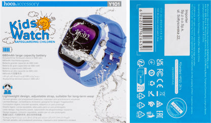 Smartwatch HOCO Y101 Kids Call, Albastru