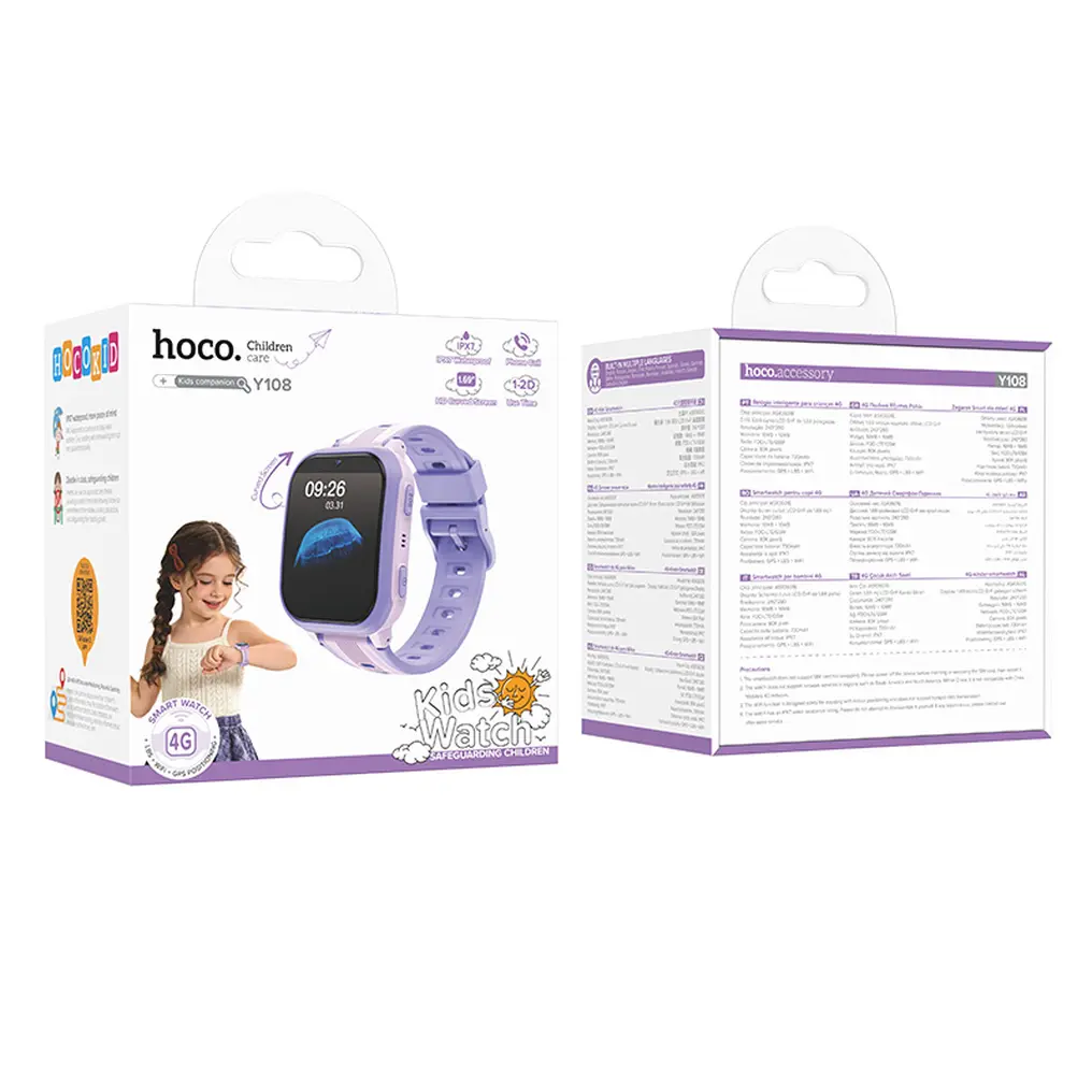 Smartwatch HOCO Y108 Kids Call, Mov