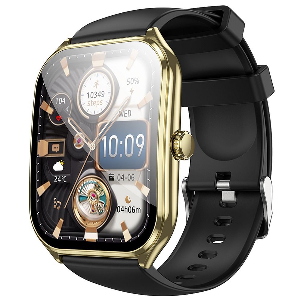 Smartwatch HOCO Y28 Call, Auriu