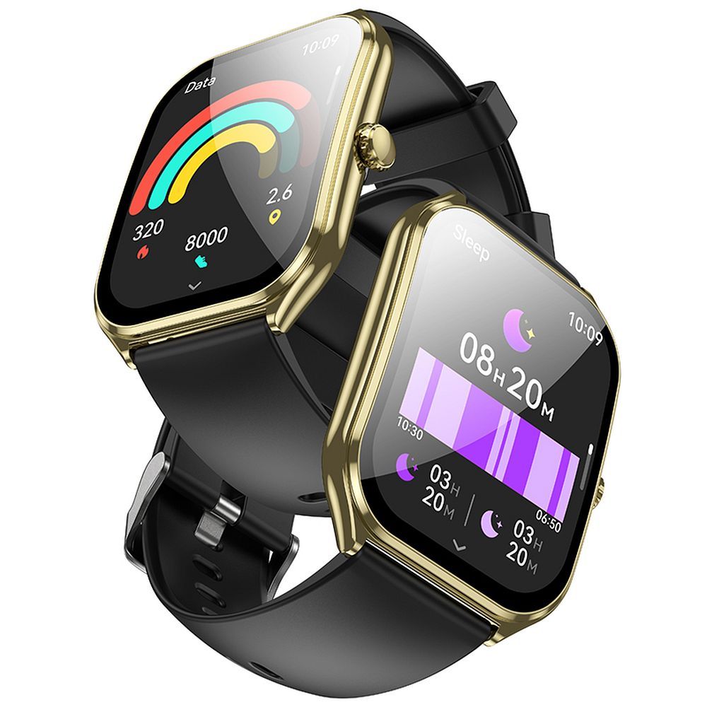 Smartwatch HOCO Y28 Call, Auriu