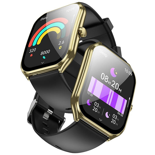 Smartwatch HOCO Y28 Call, Auriu