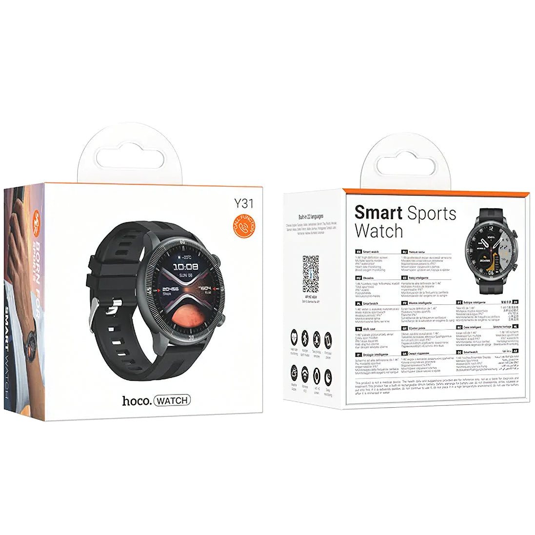 Smartwatch HOCO Y31 Call, Negru