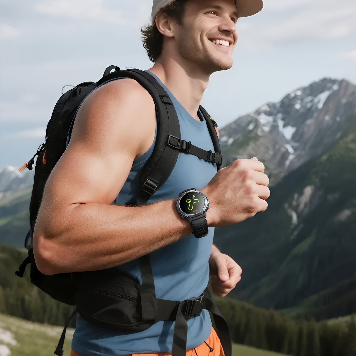 Smartwatch HOCO Y37 Call, Negru