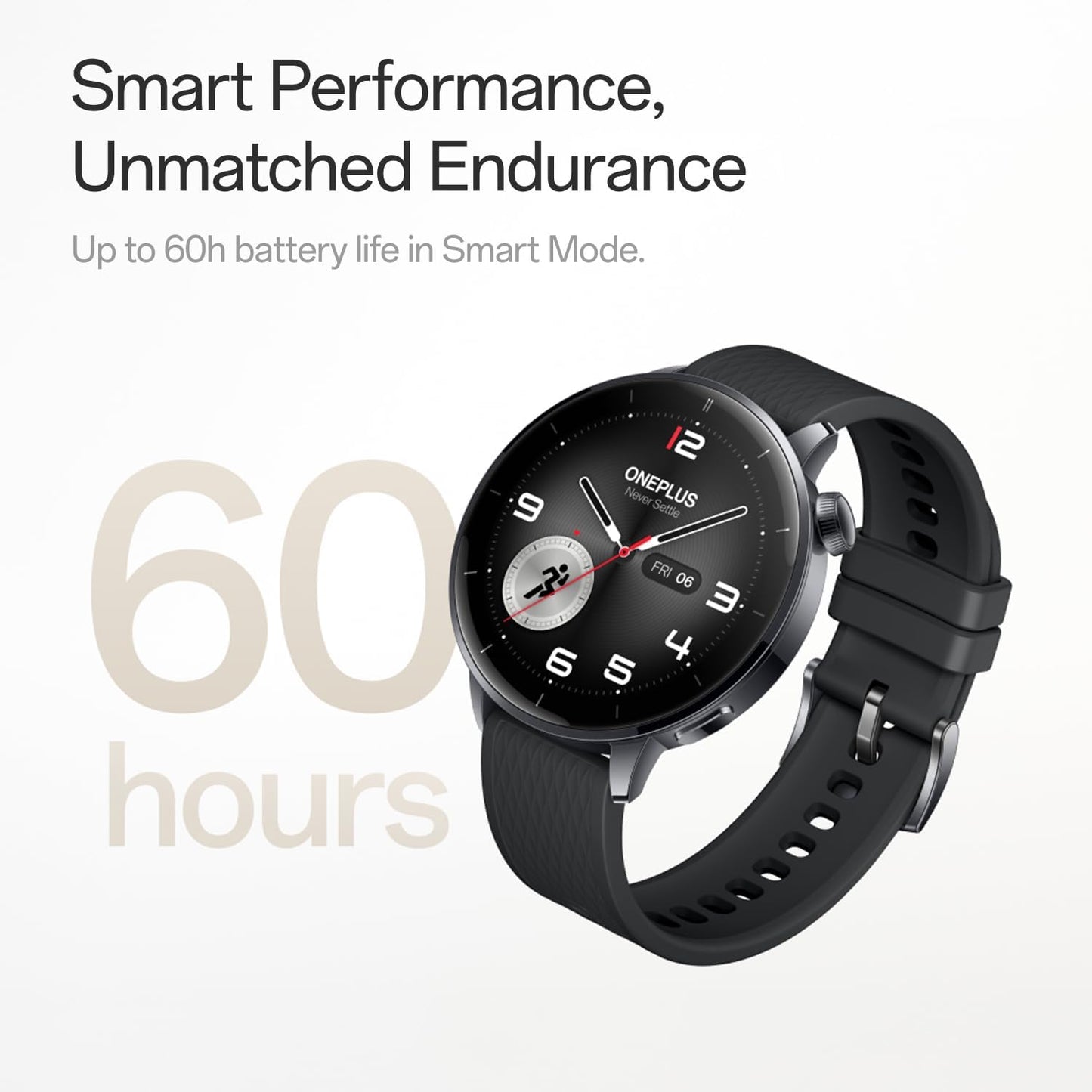 Smartwatch OnePlus Watch 3, 43mm, Negru 5491100421