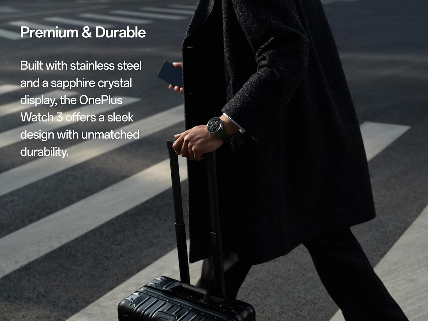 Smartwatch OnePlus Watch 3, 46mm, Negru 5491100340