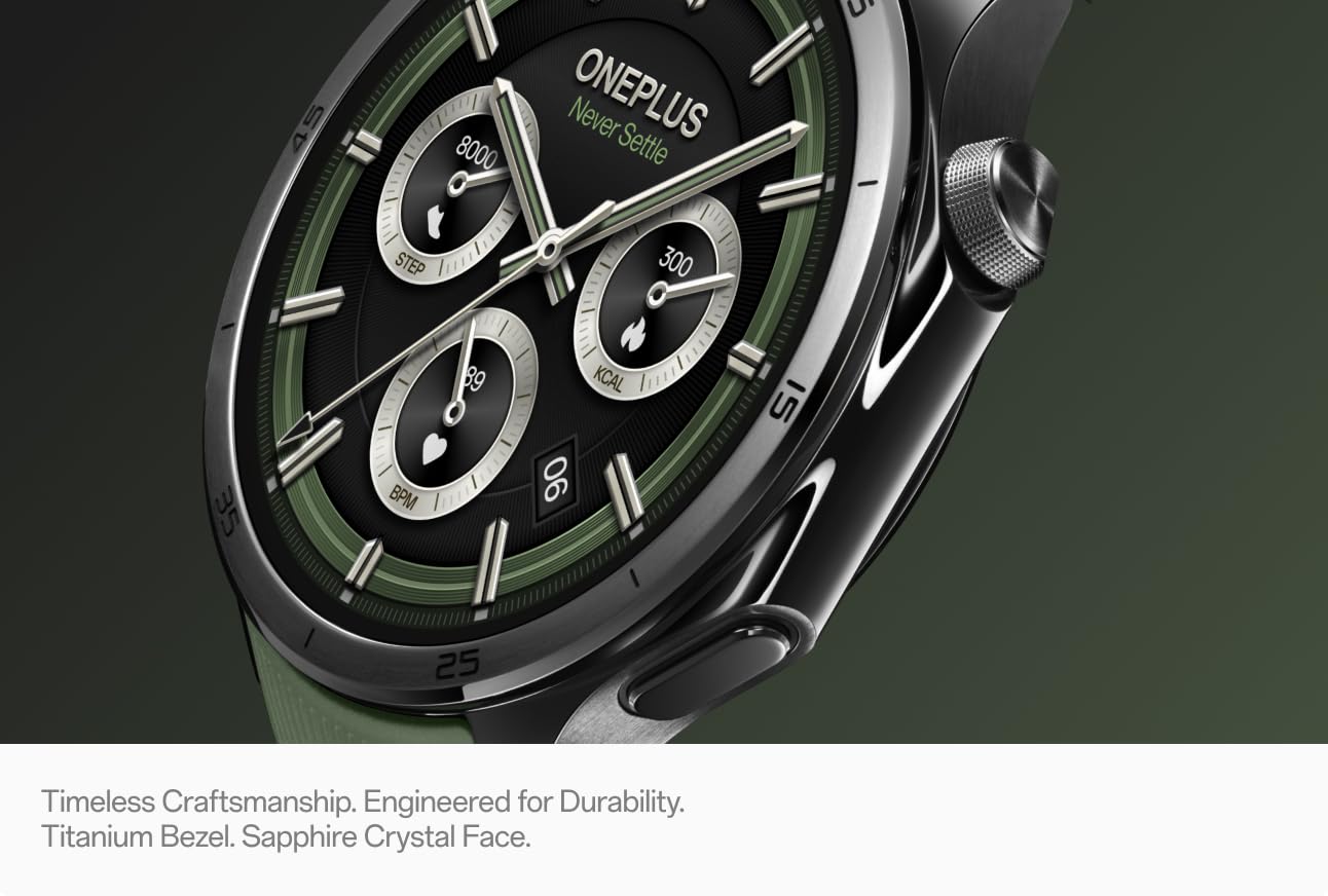 Smartwatch OnePlus Watch 3, 46mm, Negru 5491100340