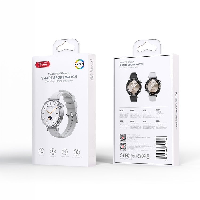 Smartwatch XO Design GT4 Mini, Argintiu