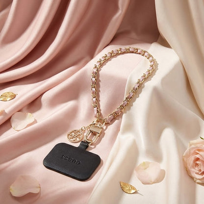 Snur Telefon Guess Saffiano 4G Charm, Negru