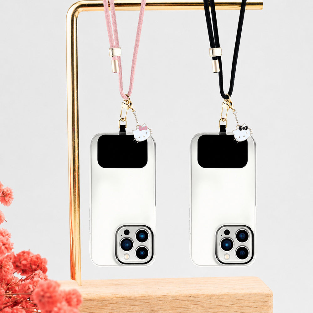 Snur Telefon Hello Kitty Crossbody, Negru