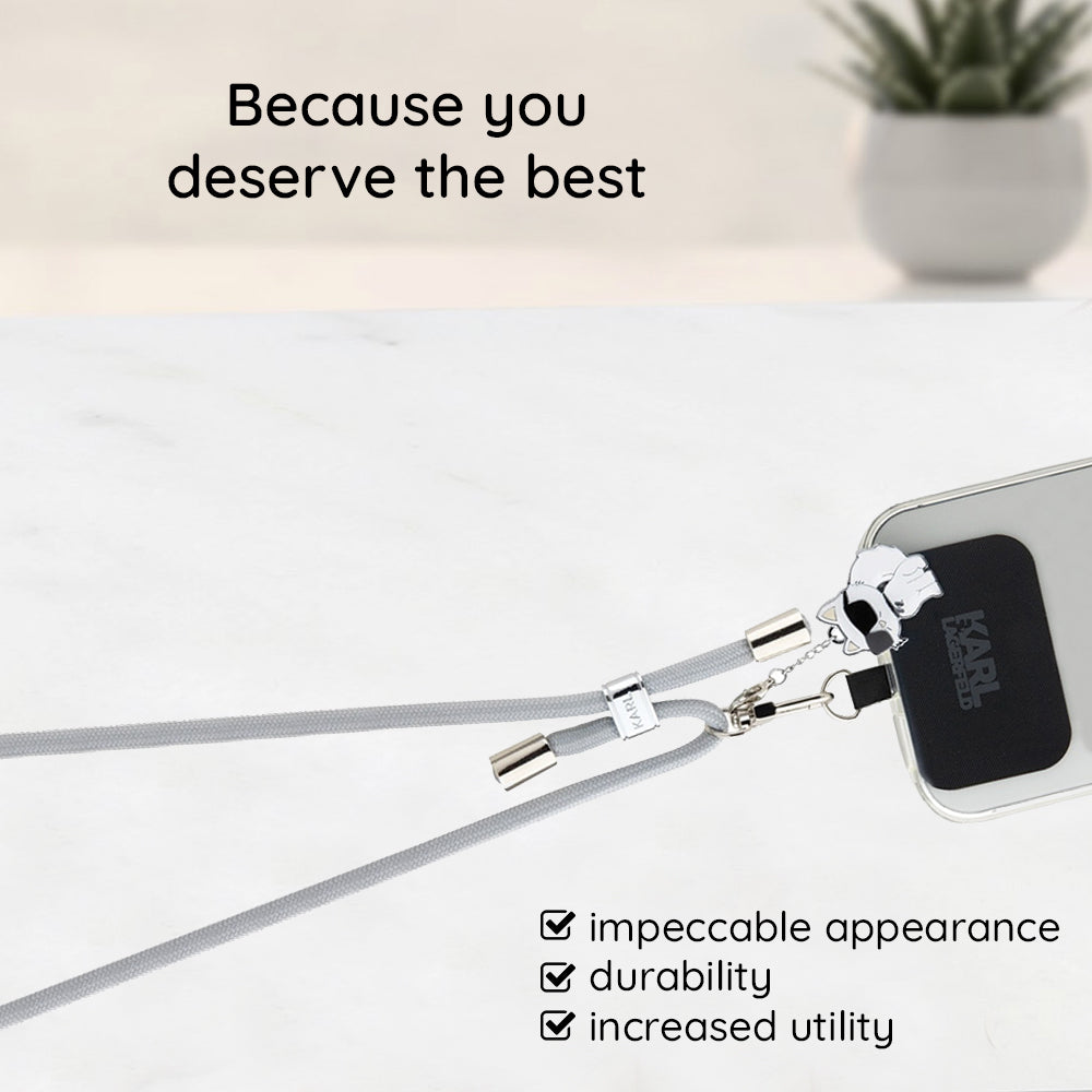 Snur Telefon Karl Lagerfeld Ikonik Karl, Universal, Negru