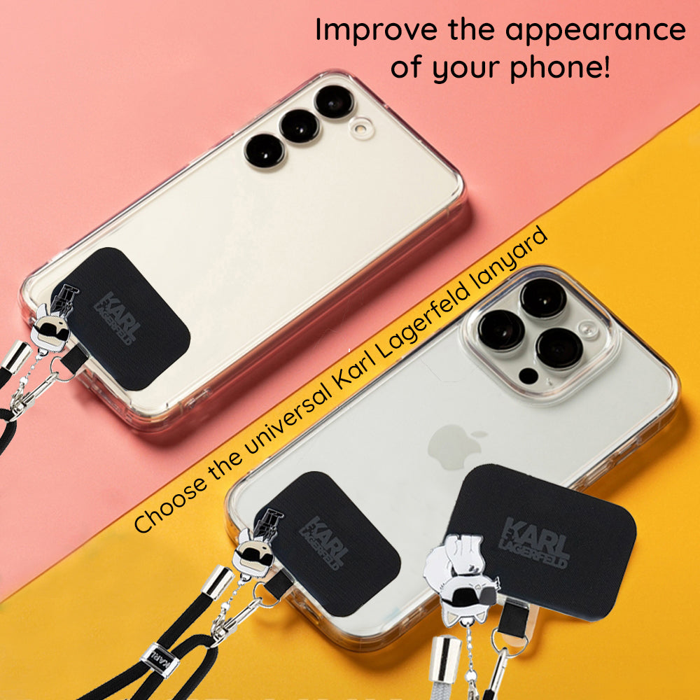 Snur Telefon Karl Lagerfeld Ikonik Karl, Universal, Negru