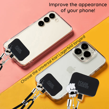 Snur Telefon Karl Lagerfeld Ikonik Karl, Universal, Negru