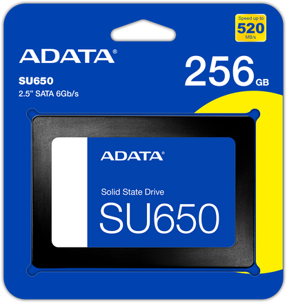 Solid State Drive (SSD) Adata SU650, 2.5inch, 256GB, SATA III ASU650SS-256GT-R