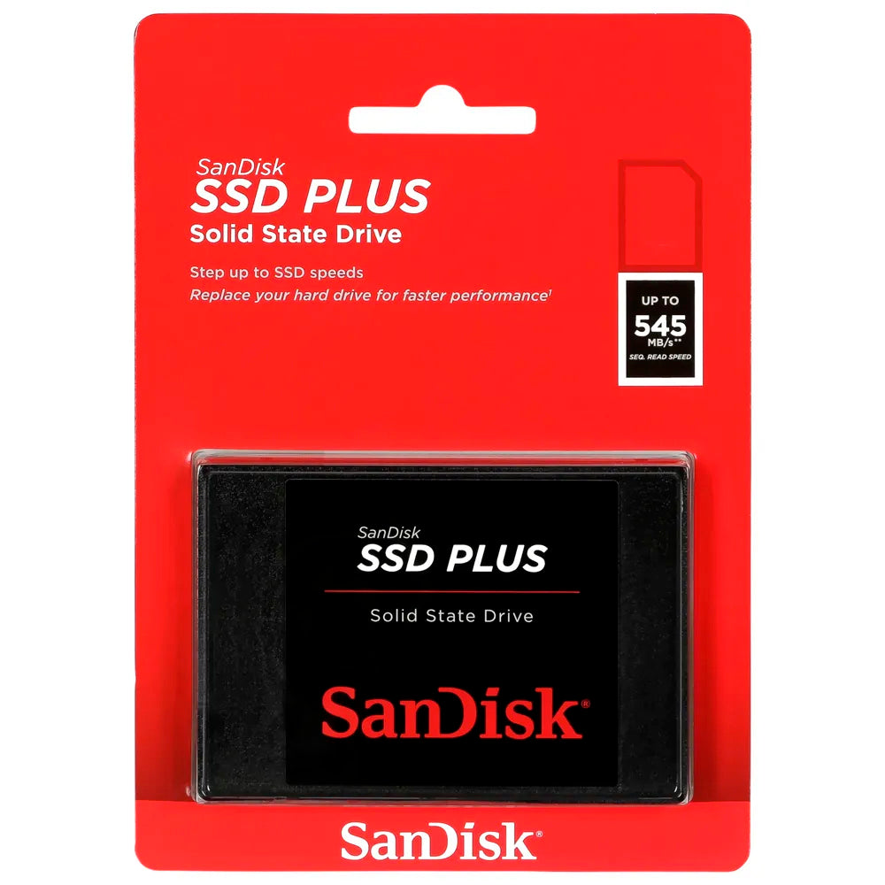 Solid State Drive (SSD) SanDisk Plus, 250GB,  2.5inch, SATA III SDSSDA-250G-G28