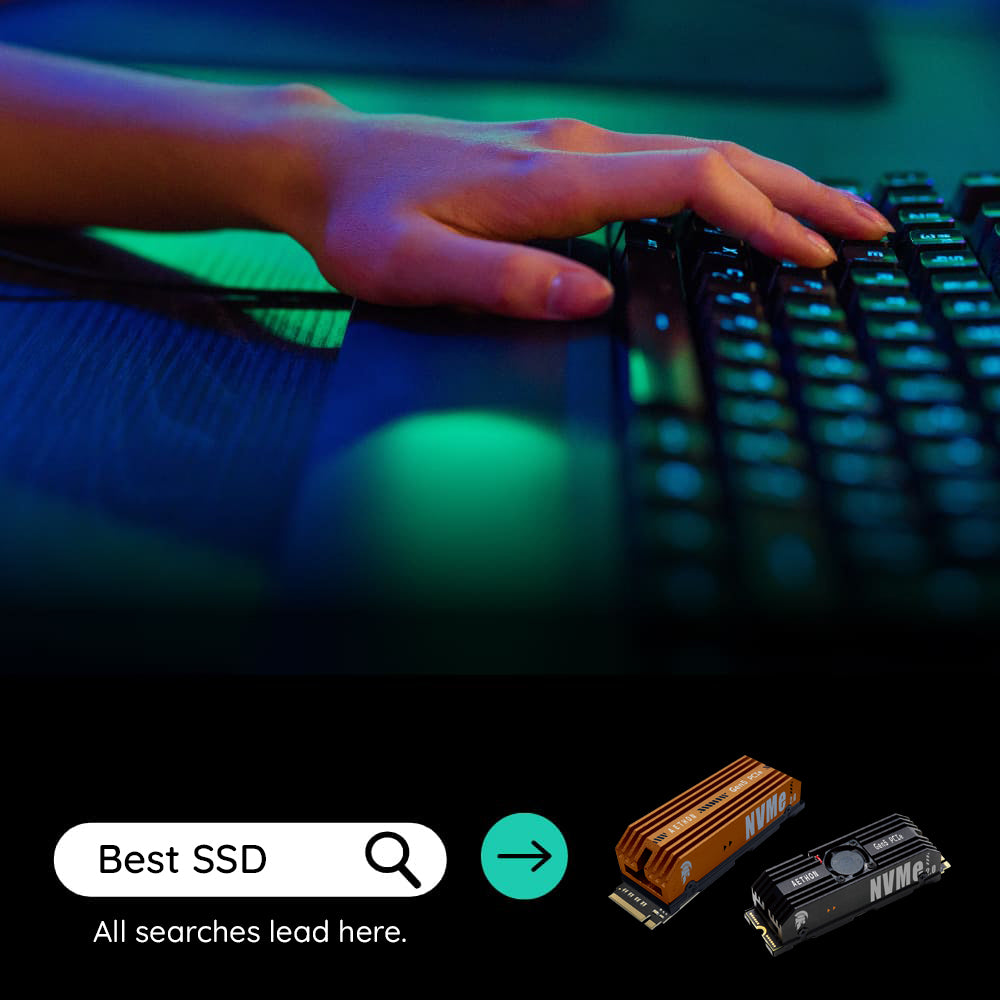 Solid State Drive (SSD) Dato Ares Aethon, NVME M.2, PCIe Gen5x4, 1TB, Negru ARSAT-1TB