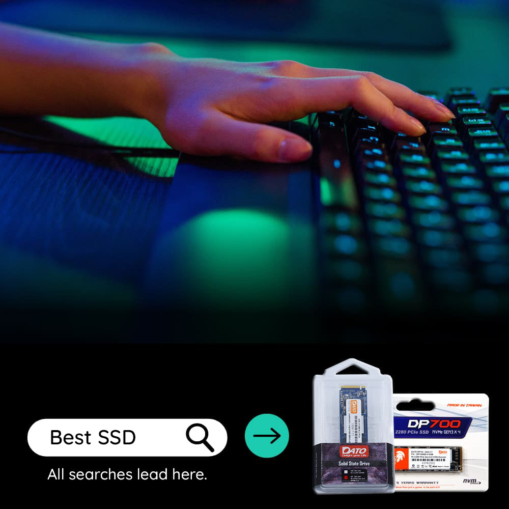 Solid State Drive (SSD) Dato, NVME M.2 2280, PCIe, 2TB, Negru DP580-2TB