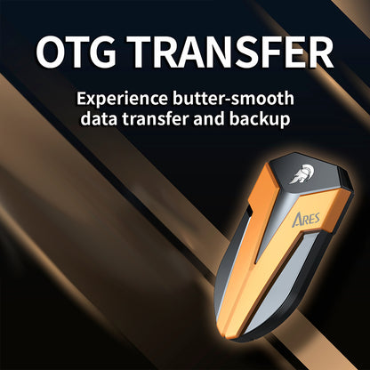 Solid State Drive (SSD Extern) Dato Ares Amber Shield, 2TB, Negru ARSASE-2TB