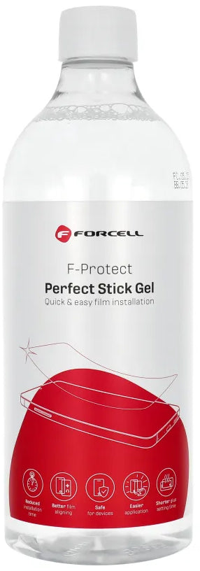 Solutie Gel Forcell Perfect Stick pentru aplicare Folie Protectie Plastic / Silicon, 1l