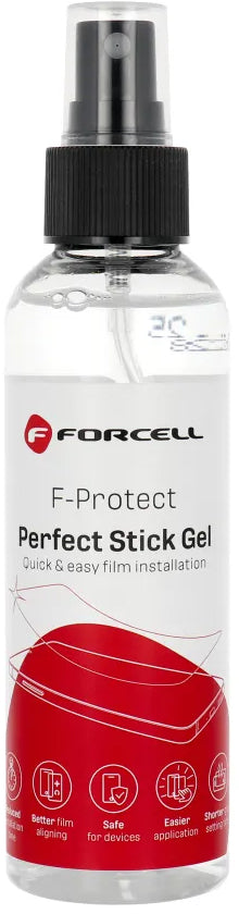 Solutie Gel Forcell Perfect Stick, pentru aplicare Folie Protectie Plastic / Silicon, 150ml