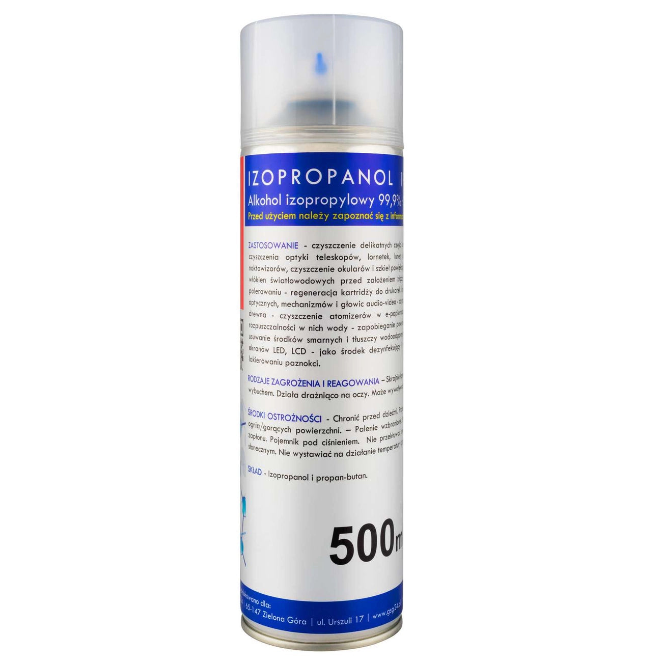 Spray Curatare Alcool Izopropilic GSG24 I-Max, 500ml