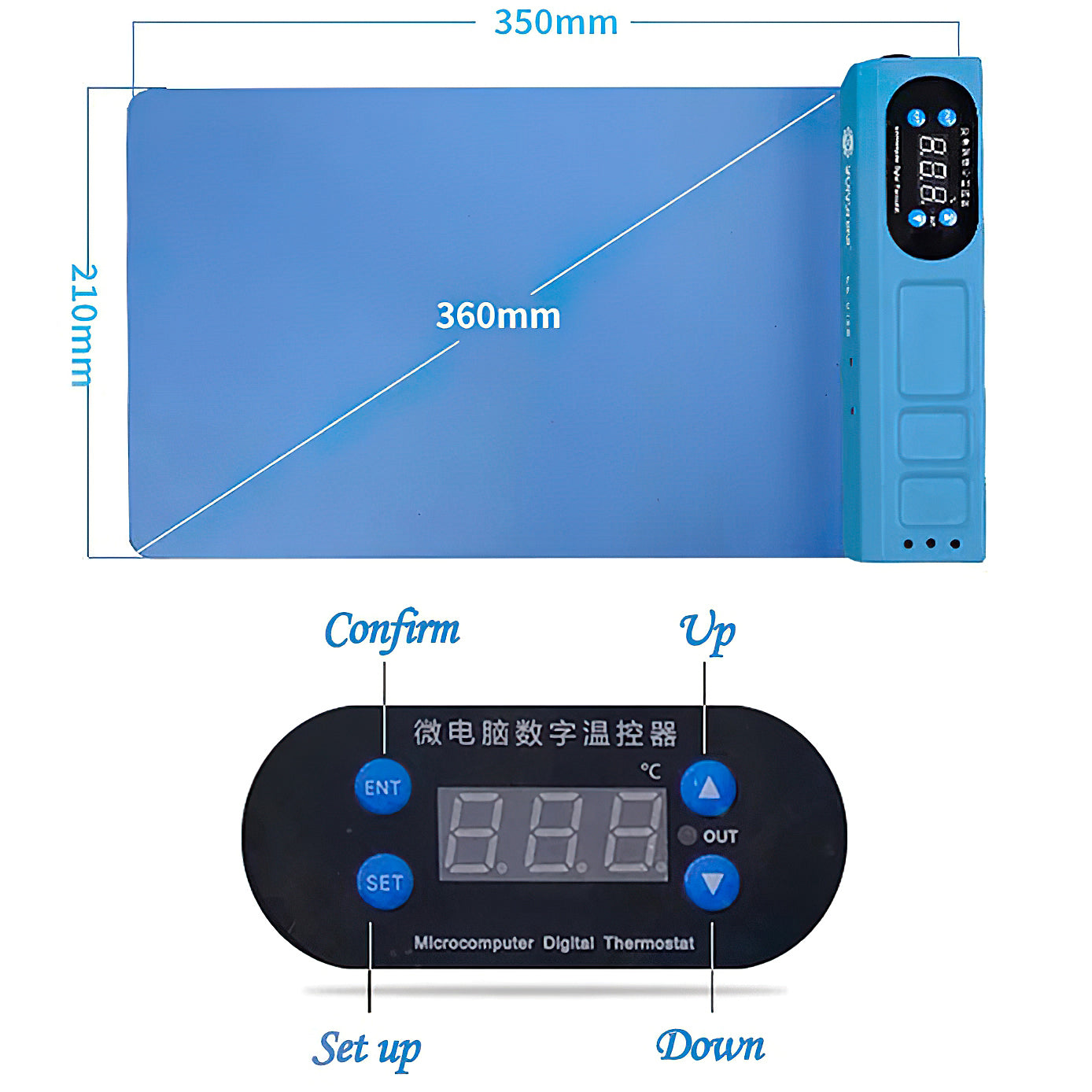Statie separare Display Touchscreen Sunshine SS-918E