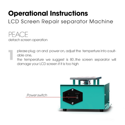 Statie Separare Display Touchscreen RF4 Peace