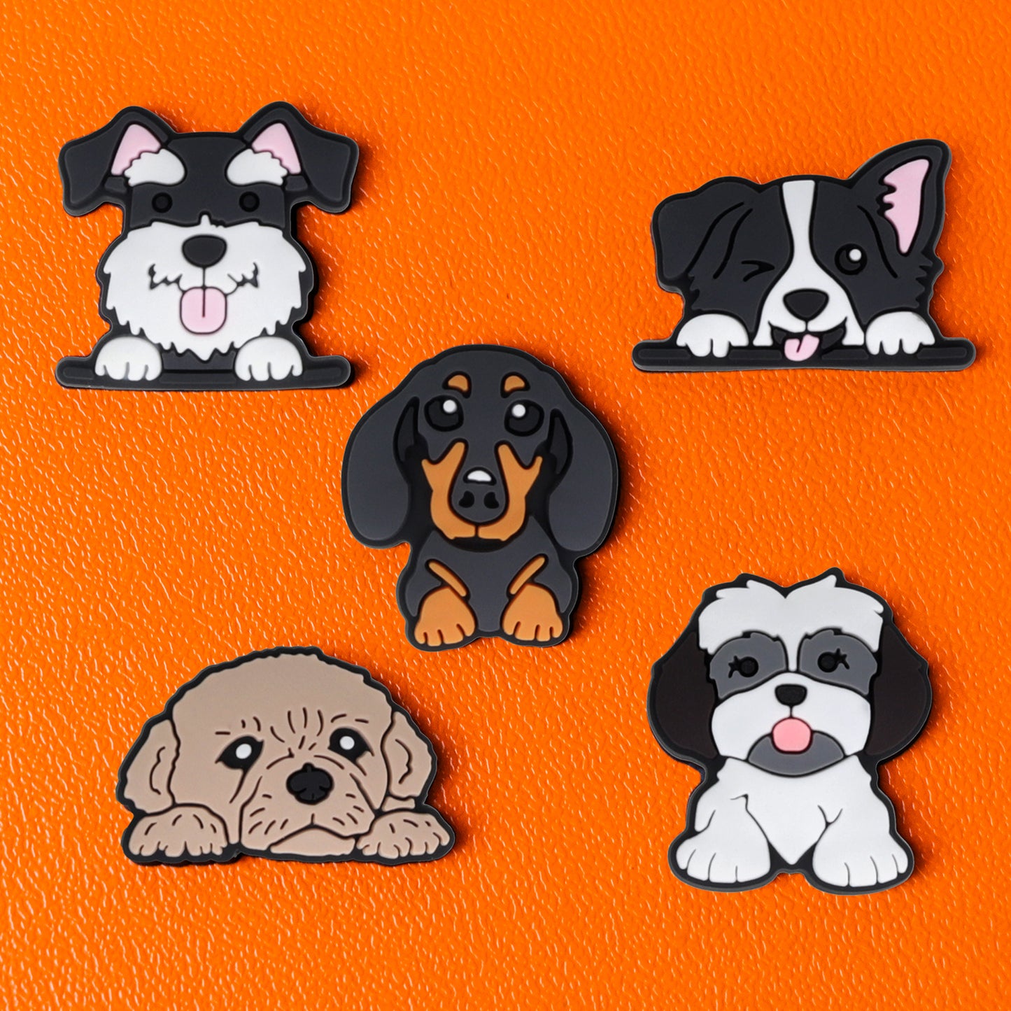 Sticker 3D OEM Dog pentru Husa Telefon / Tableta, Set 5 bucati, Multicolor