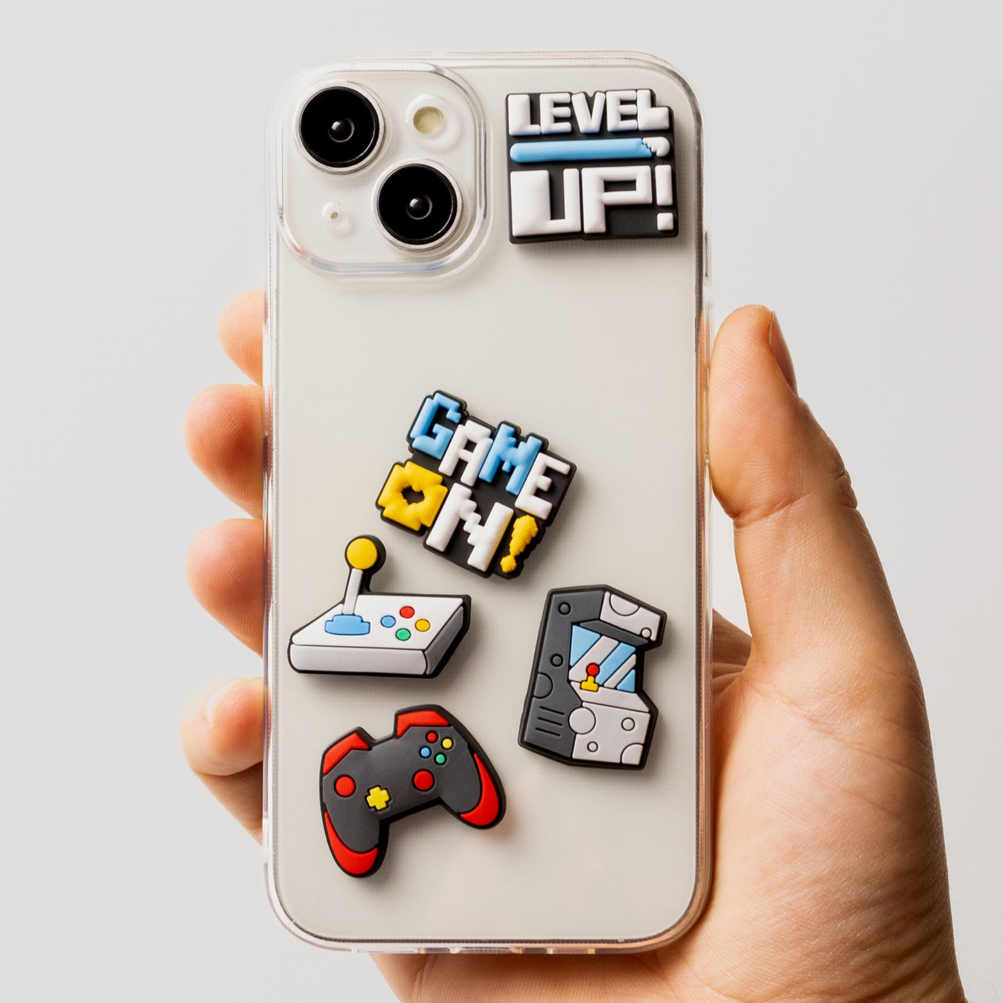 Sticker 3D OEM GameOn pentru Husa Telefon / Tableta, Set 5 bucati, Multicolor