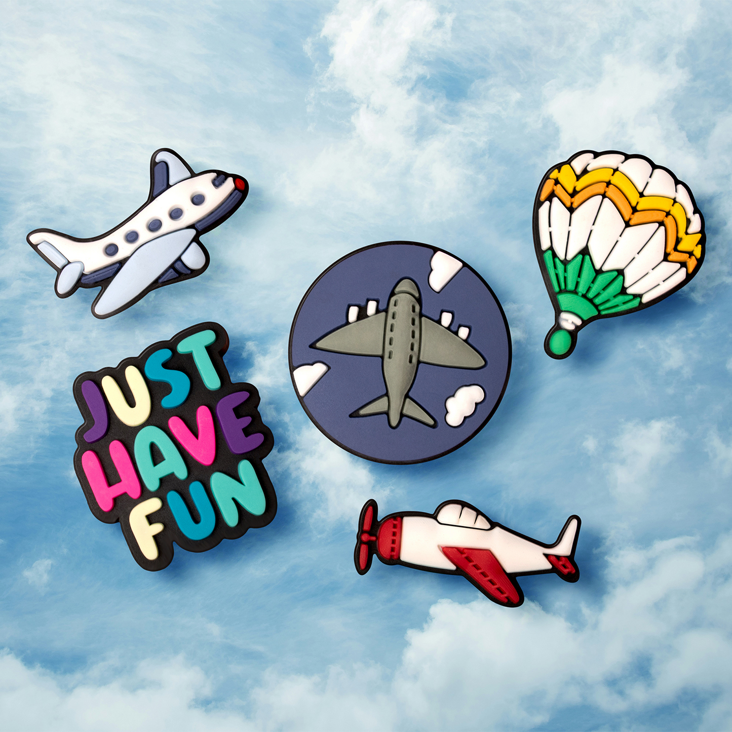 Sticker 3D OEM Travel pentru Husa Telefon / Tableta, Set 5 bucati, Multicolor
