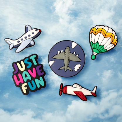 Sticker 3D OEM Travel pentru Husa Telefon / Tableta, Set 5 bucati, Multicolor