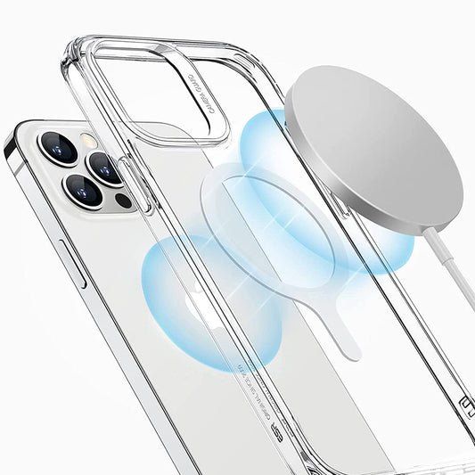 Sticker Metalic ESR HaloLock, Set 2 bucati, Alb