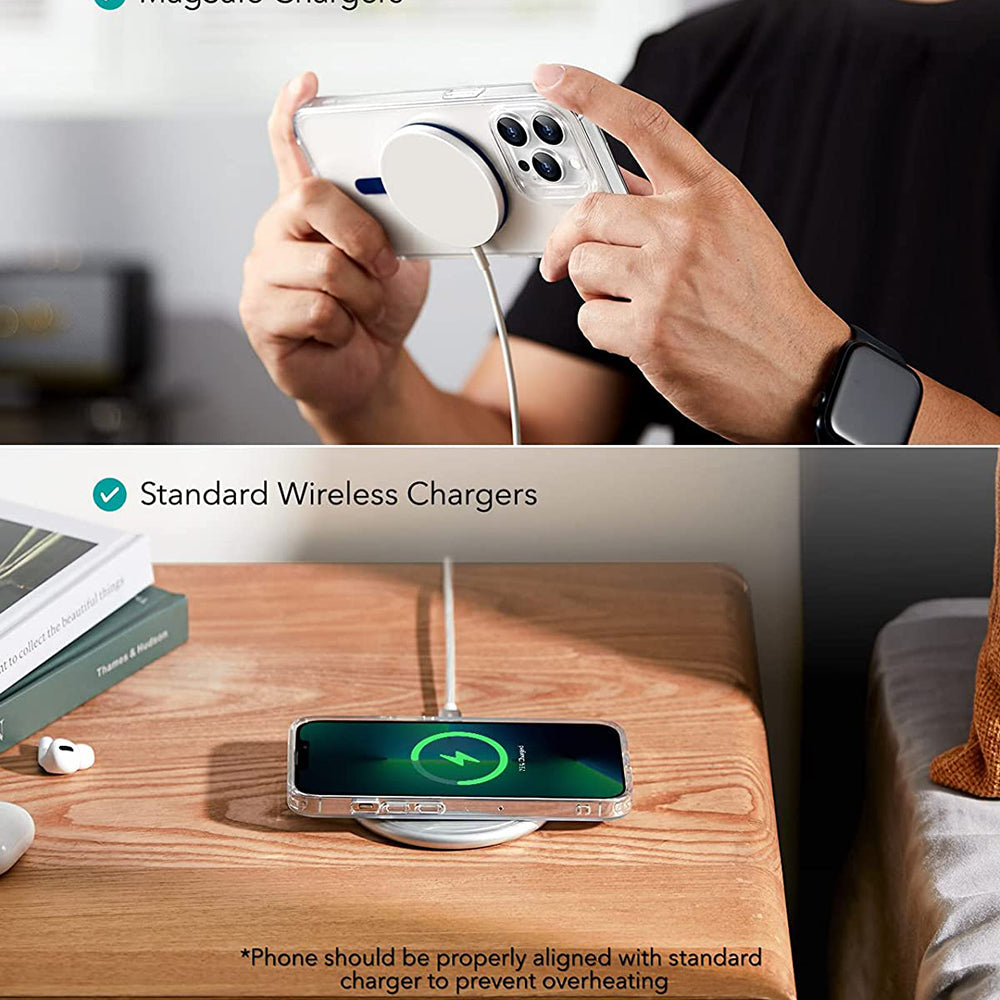 Sticker Metalic ESR HaloLock, Set 2 bucati, Albastru