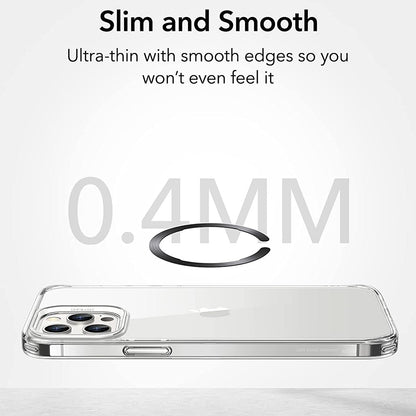 Sticker Metalic ESR HaloLock, Set 2 bucati, Negru Argintiu