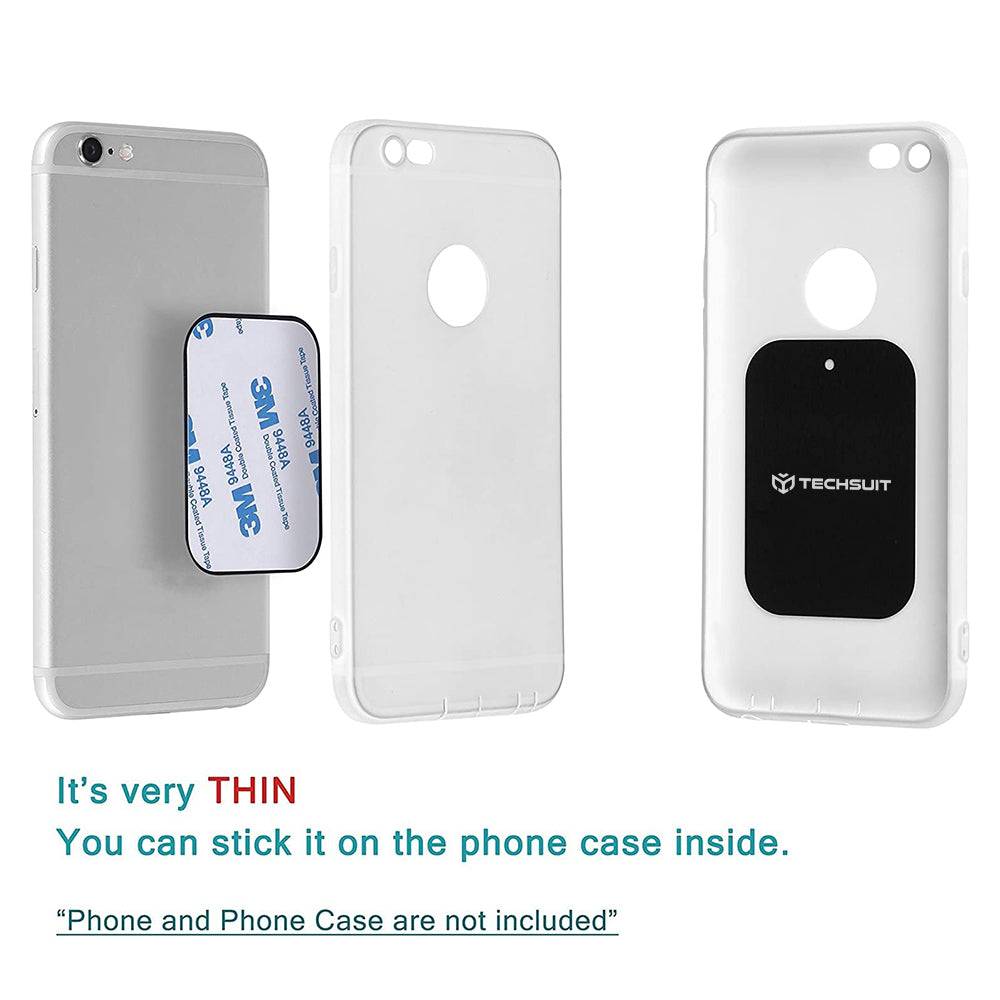 Sticker Metalic Techsuit MP04 4in1, Negru