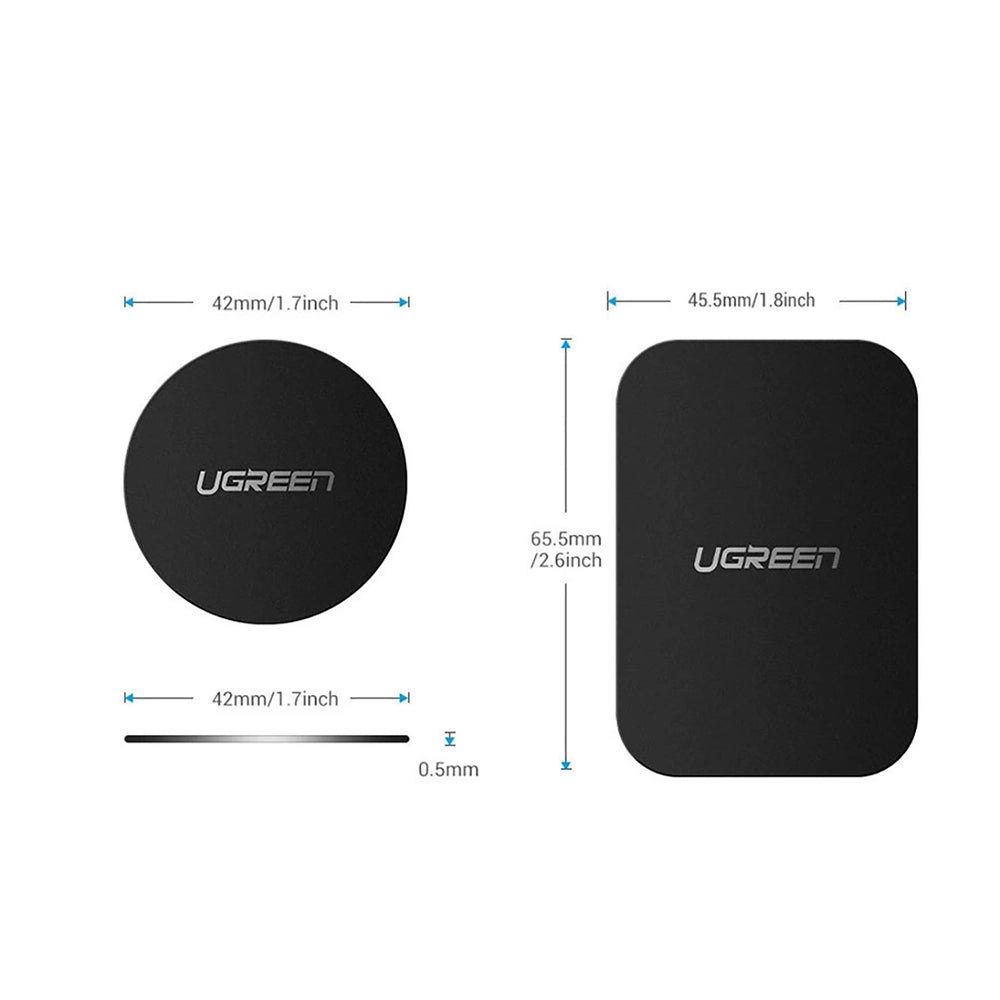 Sticker Metalic UGREEN LP123 2in1, Negru