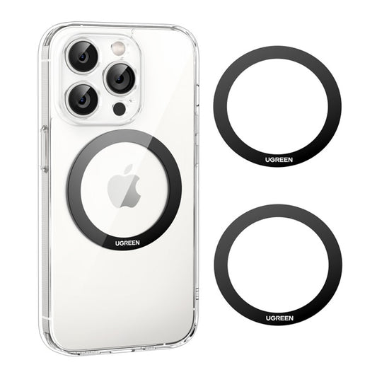 Sticker Metalic UGREEN LP428 (25766), Set 2 bucati, Negru